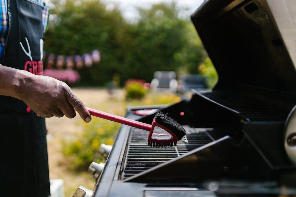 How often should you clean your grill with the brush? - Maria's Condo