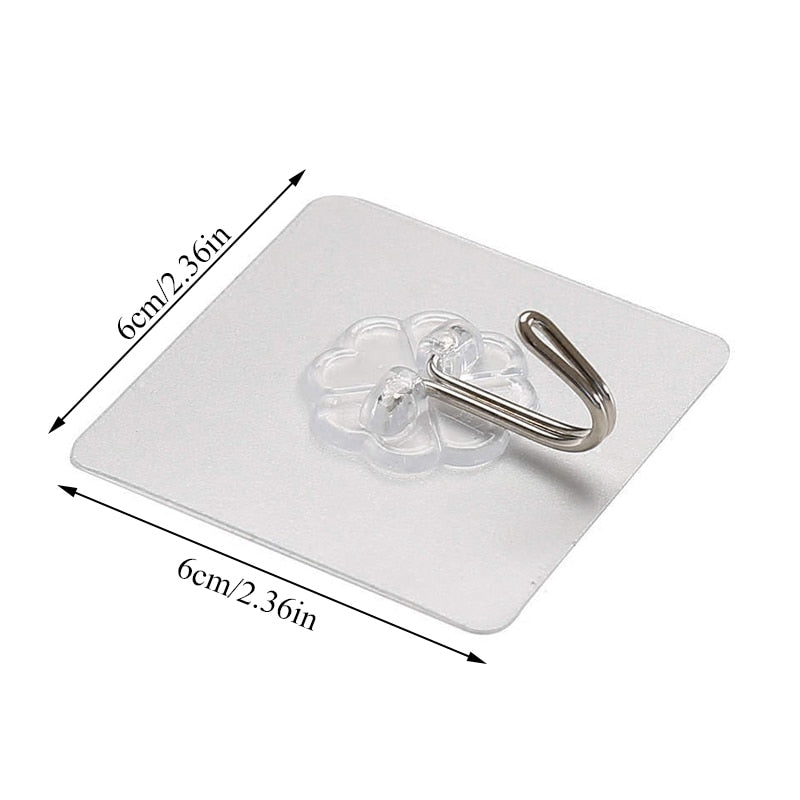 Easy-Install Space Enhancer: Wall-Mounted, No-Punch Self-Adhesive Pot Rack - Maria&#39;s Condo