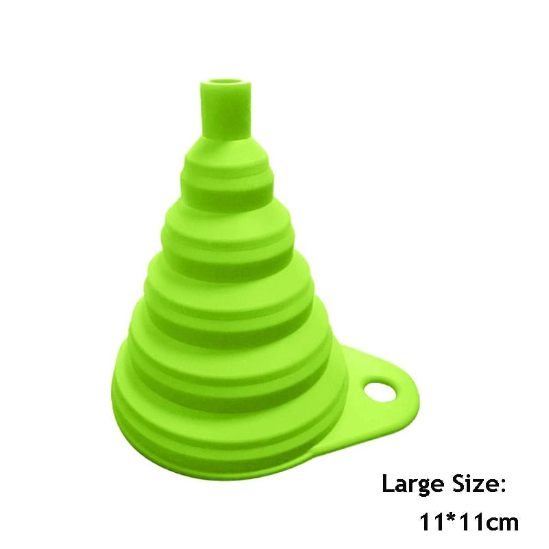 EasyPour Pro: The Collapsible Silicone Funnel for Mess-Free Kitchens - Maria&#39;s Condo