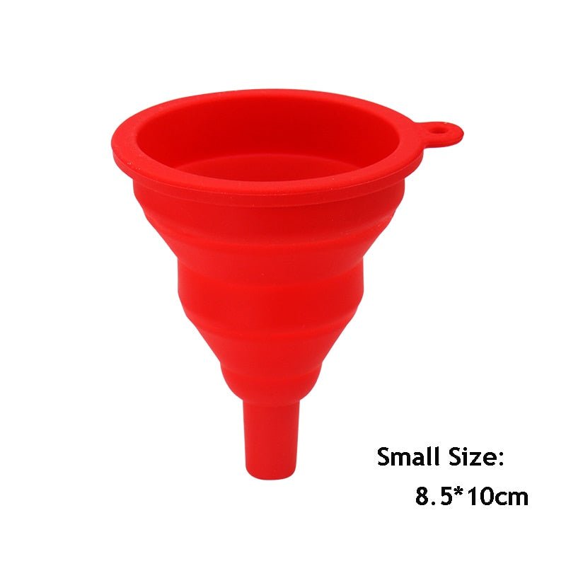 EasyPour Pro: The Collapsible Silicone Funnel for Mess-Free Kitchens - Maria&#39;s Condo