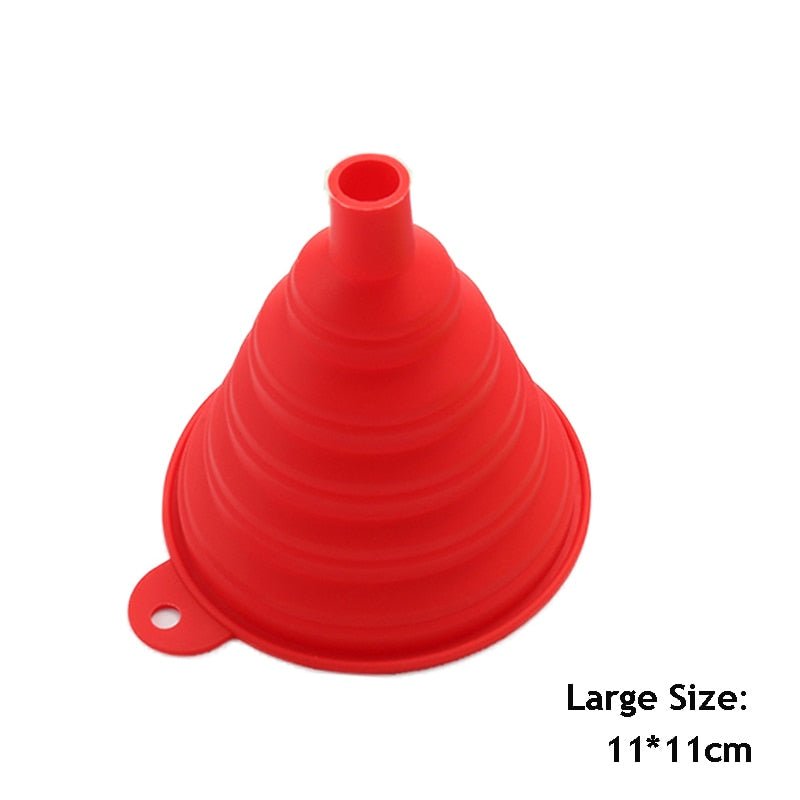 EasyPour Pro: The Collapsible Silicone Funnel for Mess-Free Kitchens - Maria&#39;s Condo