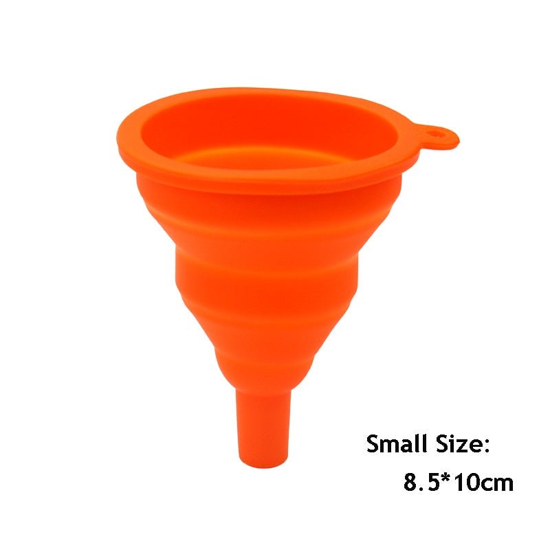 EasyPour Pro: The Collapsible Silicone Funnel for Mess-Free Kitchens - Maria&#39;s Condo