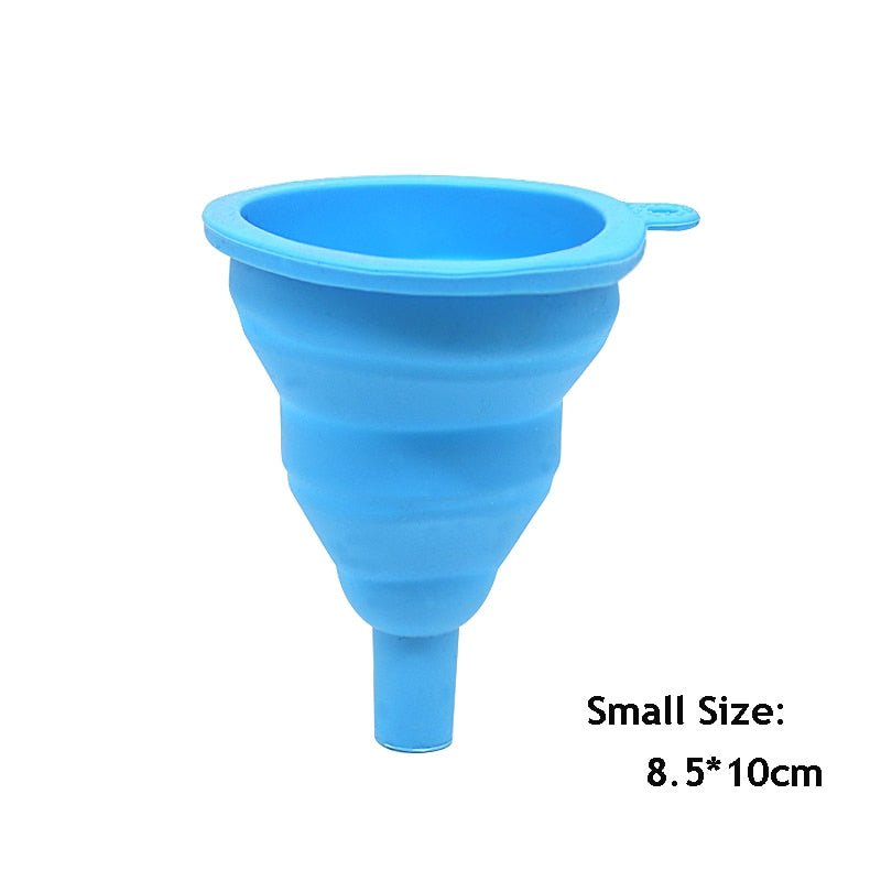 EasyPour Pro: The Collapsible Silicone Funnel for Mess-Free Kitchens - Maria&#39;s Condo