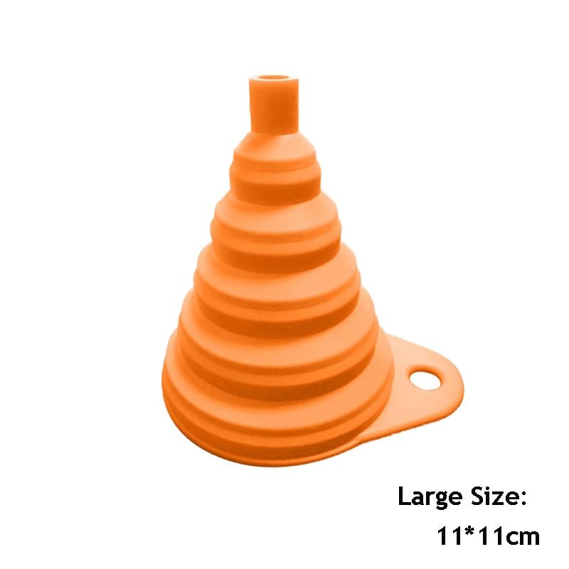 EasyPour Pro: The Collapsible Silicone Funnel for Mess-Free Kitchens - Maria&#39;s Condo