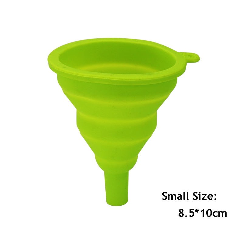 EasyPour Pro: The Collapsible Silicone Funnel for Mess-Free Kitchens - Maria&#39;s Condo