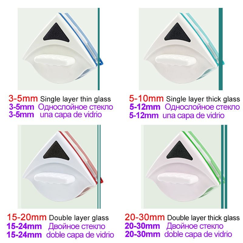 Effortless Magiclean - Double-Sided Magnetic Window Cleaning Wizard™ - Maria's Condo