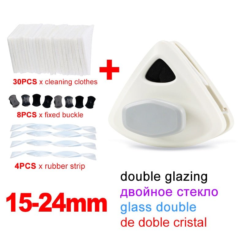 Effortless Magiclean - Double-Sided Magnetic Window Cleaning Wizard™ - Maria's Condo