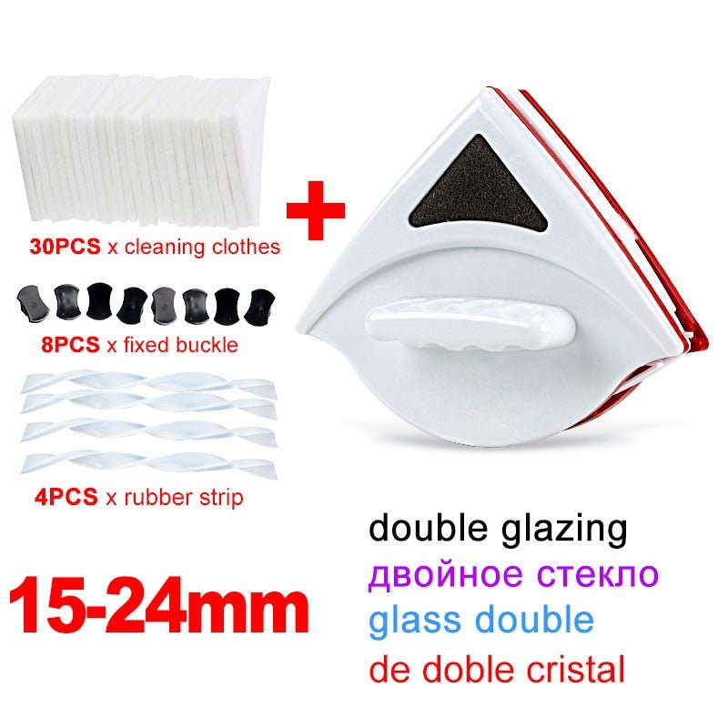 Effortless Magiclean - Double-Sided Magnetic Window Cleaning Wizard™ - Maria's Condo