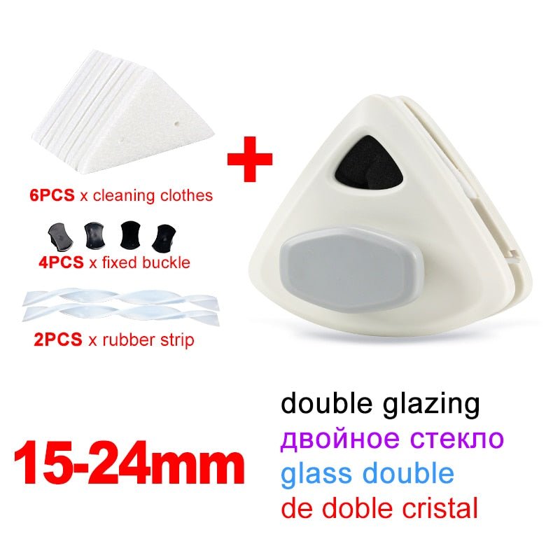 Effortless Magiclean - Double-Sided Magnetic Window Cleaning Wizard™ - Maria's Condo